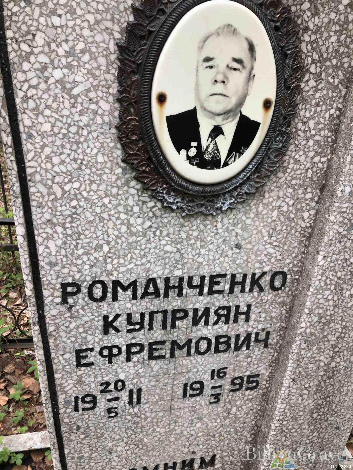 Романченко Куприян Ефремович