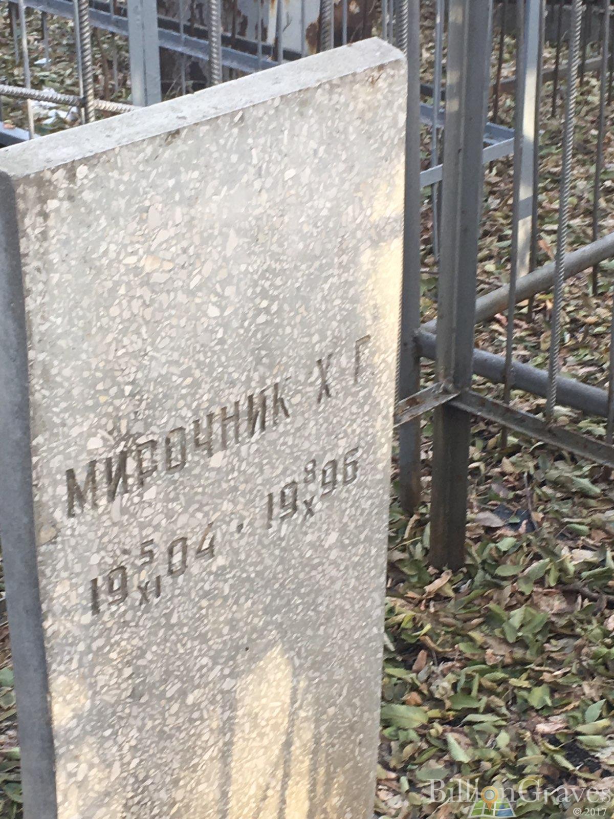 Мирочник Х. Г.