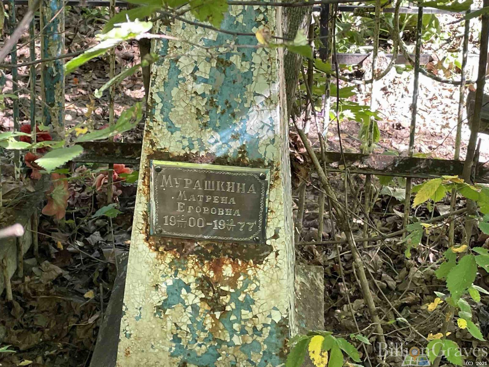 Мурашкина Матрена Егоровна
