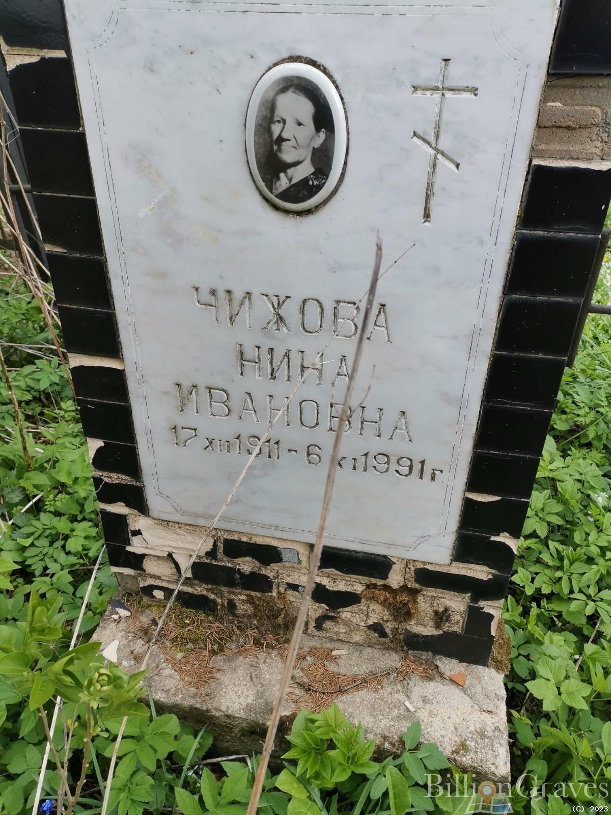 Чижова Нина Ивановна