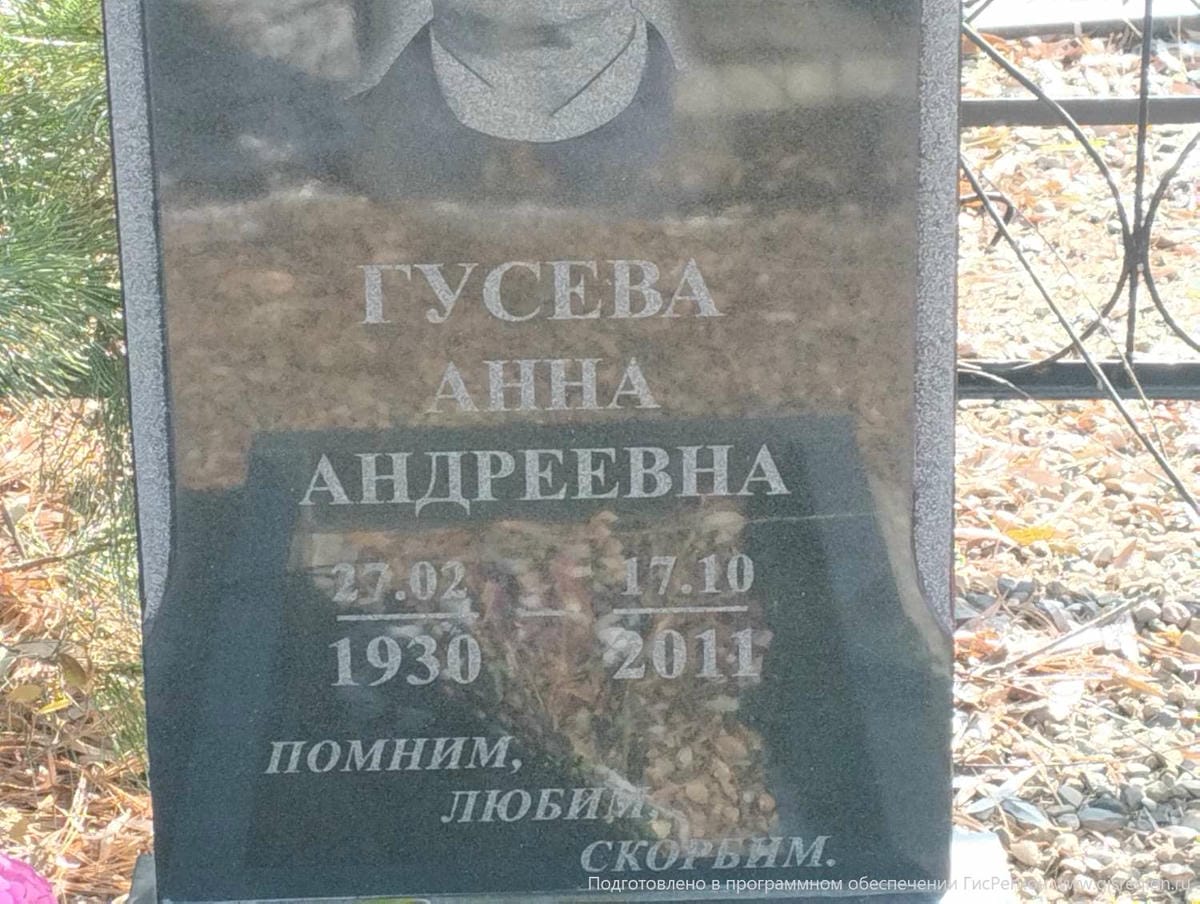 Гусева Анна Андреевна
