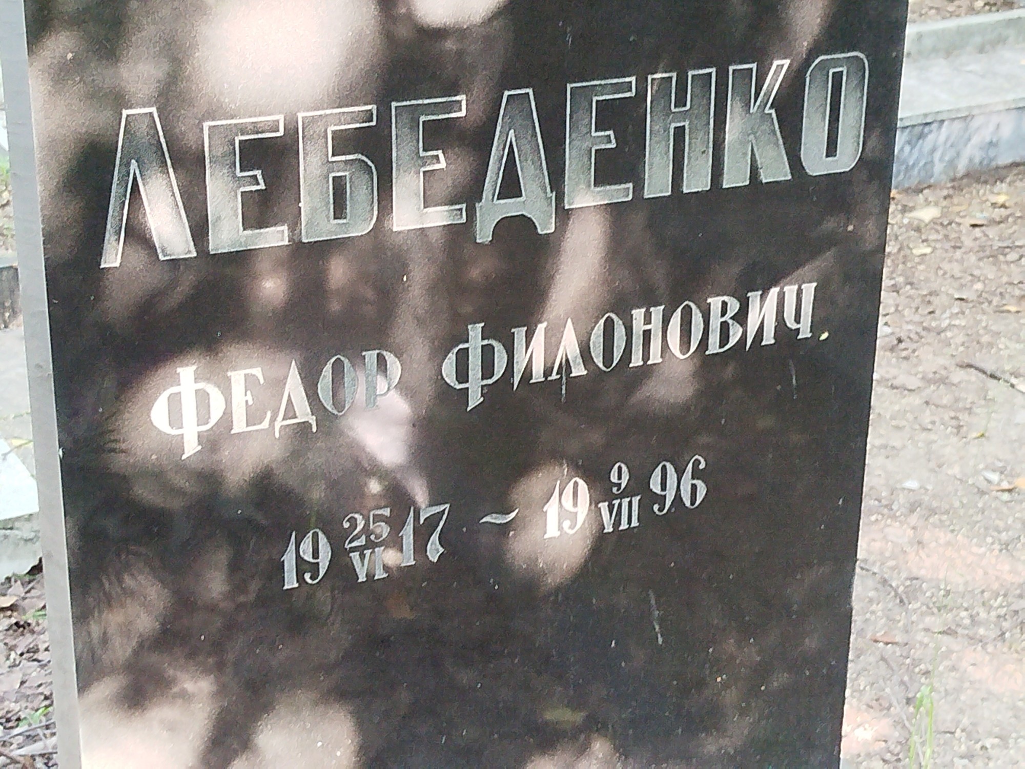 Лебеденко Федор Филонович