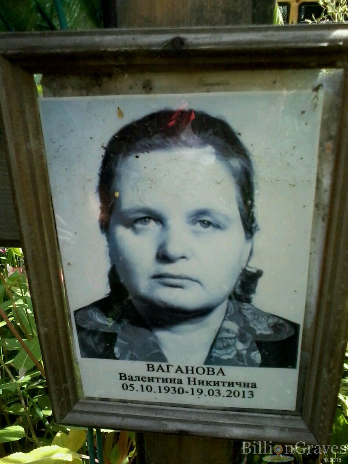 Ваганова Валентина Никитична