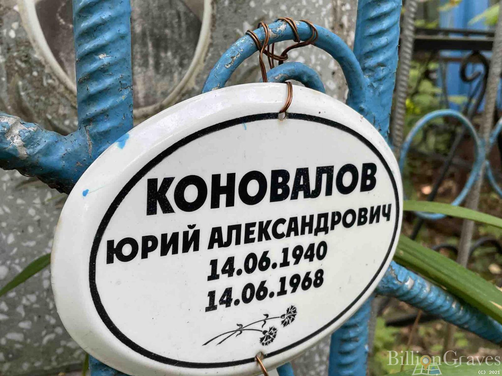 Коновалов Юрий Александрович