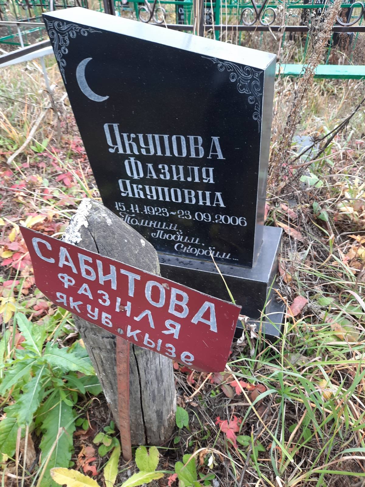 Якупова - Сабитова Фазиля Якуповна