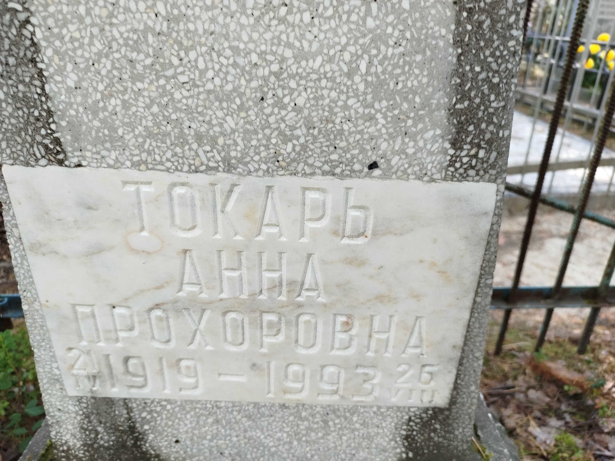 Токарь Анна Прохоровна