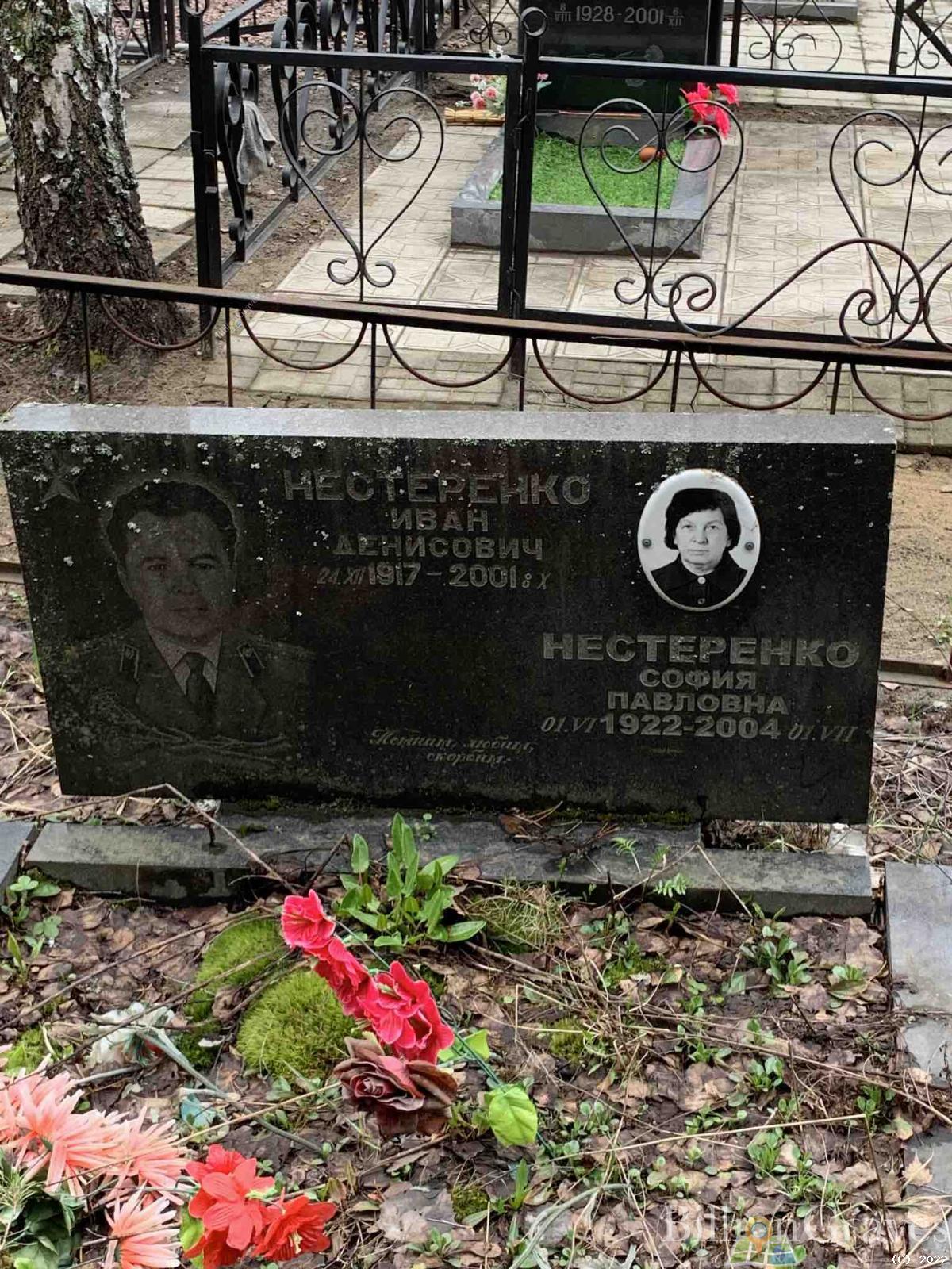 Нестеренко София Павловна