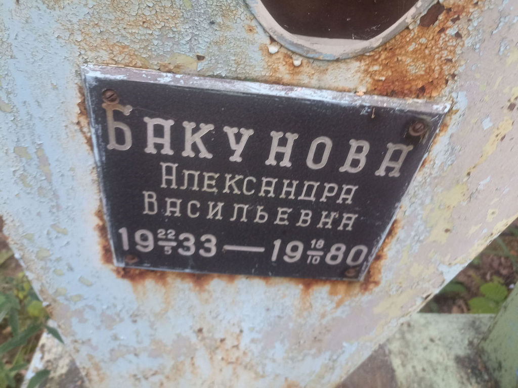 Бакунова Александра Васильевна