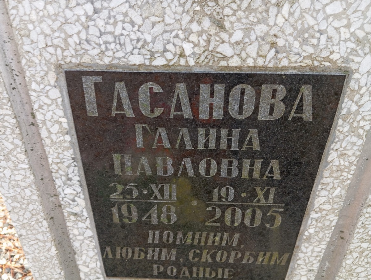 Гасанова Галина Павловна