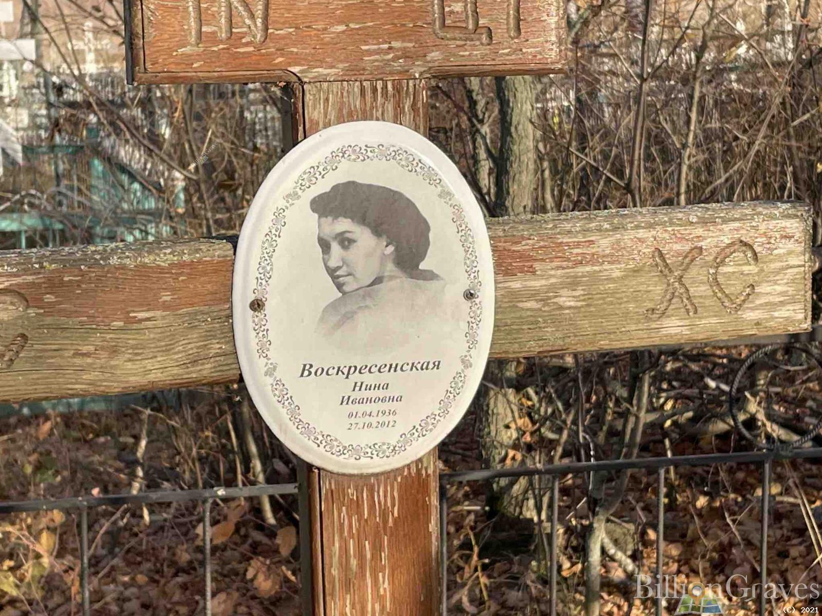 Воскресенская Нина Ивановна