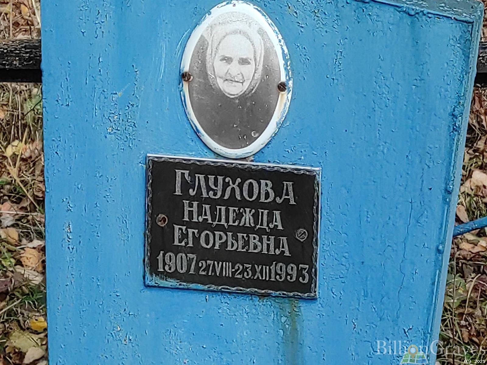Глухова Надежда Егорьевна