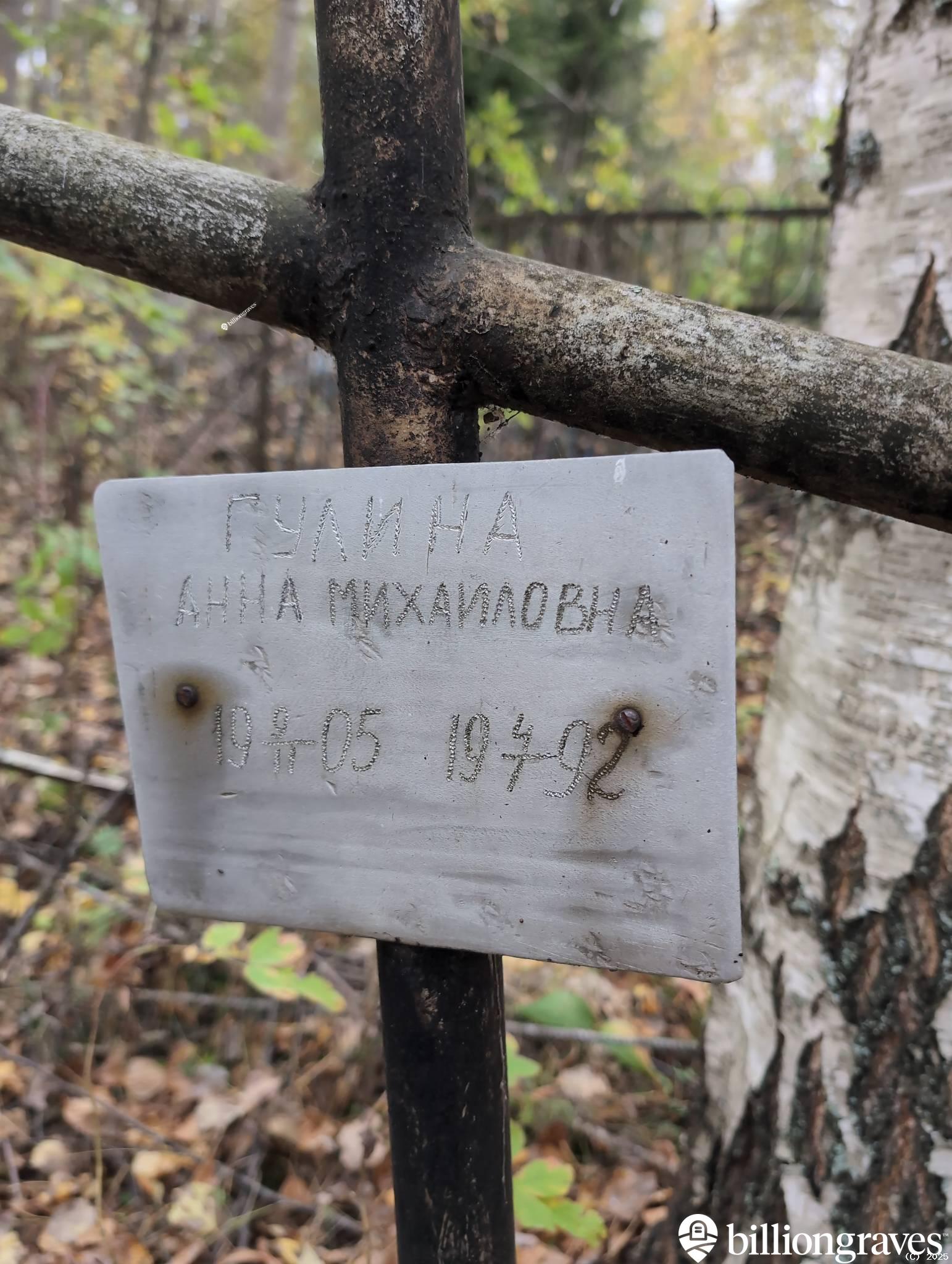 Гулина Анна Михайловна