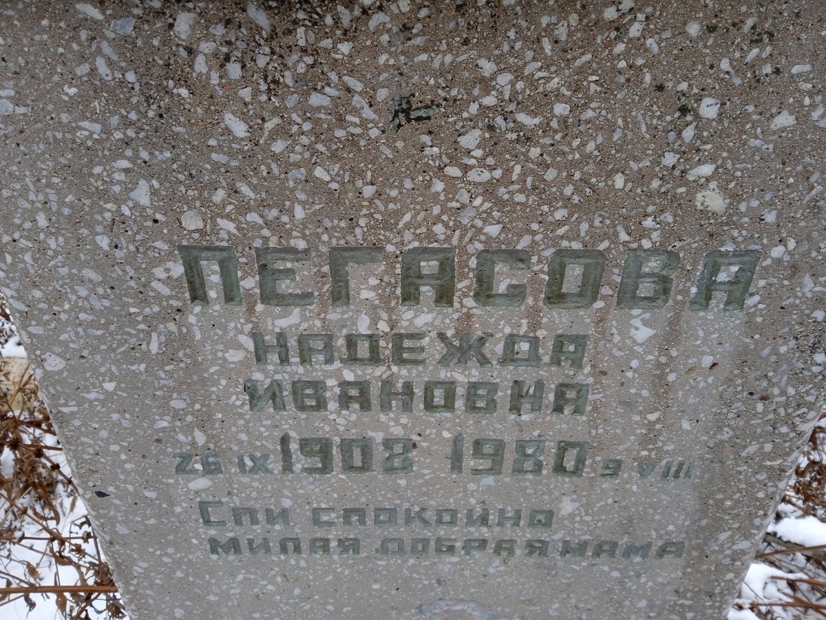 Пегасова Надежда Ивановна