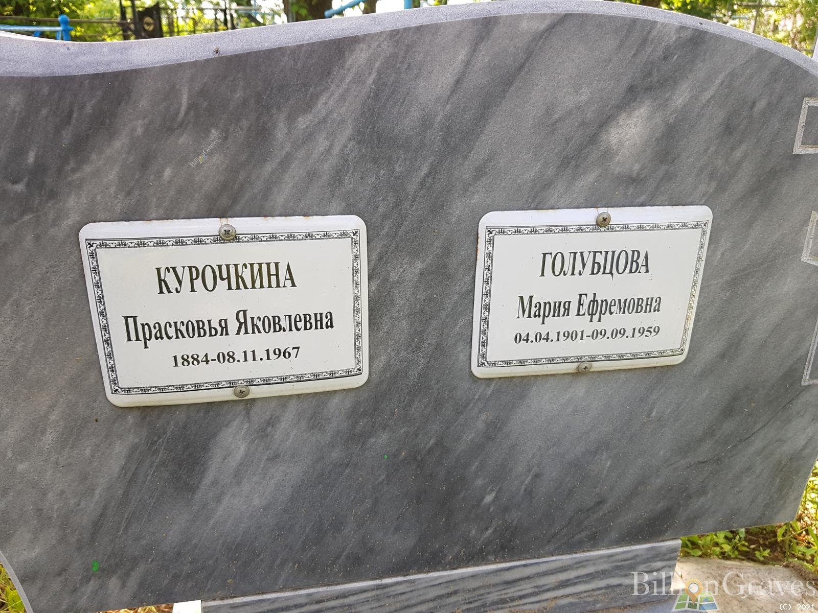 Голубцова Мария Ефремовна