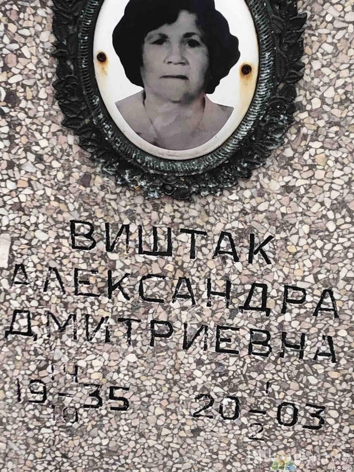 Виштак Александра Дмитриевна