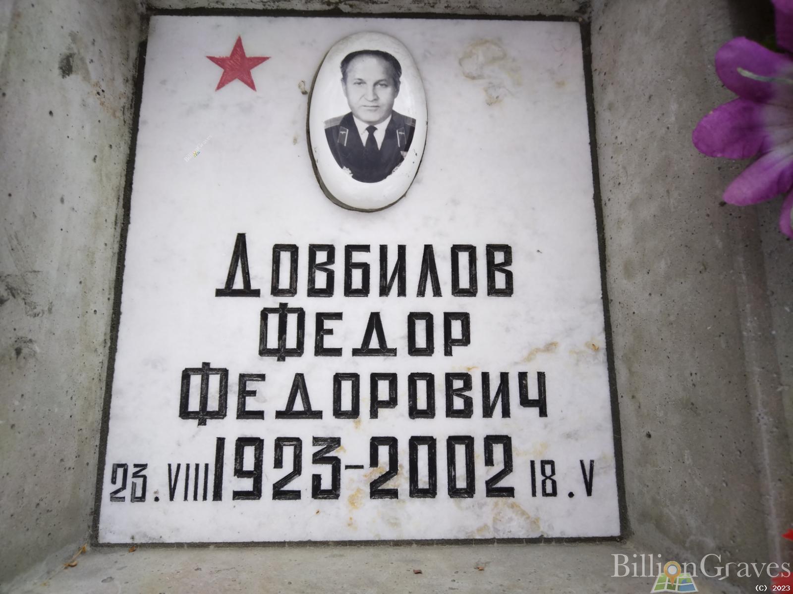 Довбилов Федор Федорович