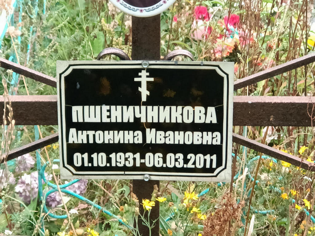 Пшеничникова Антонина Ивановна