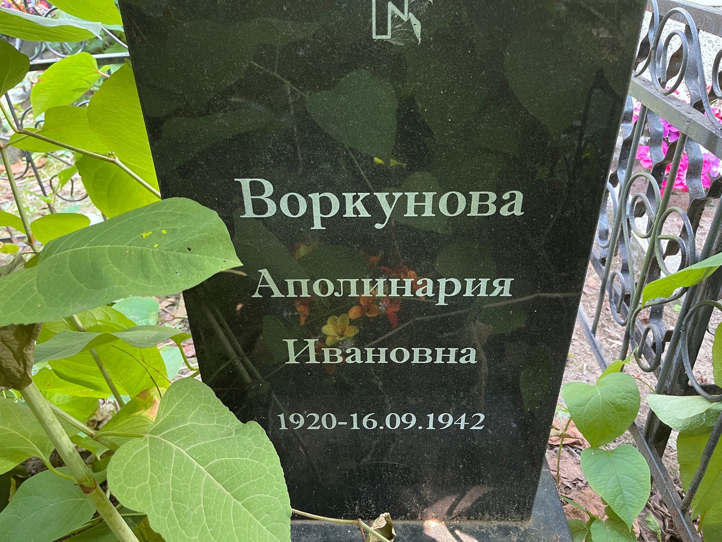 Аполлинария Воркунова Ивановна