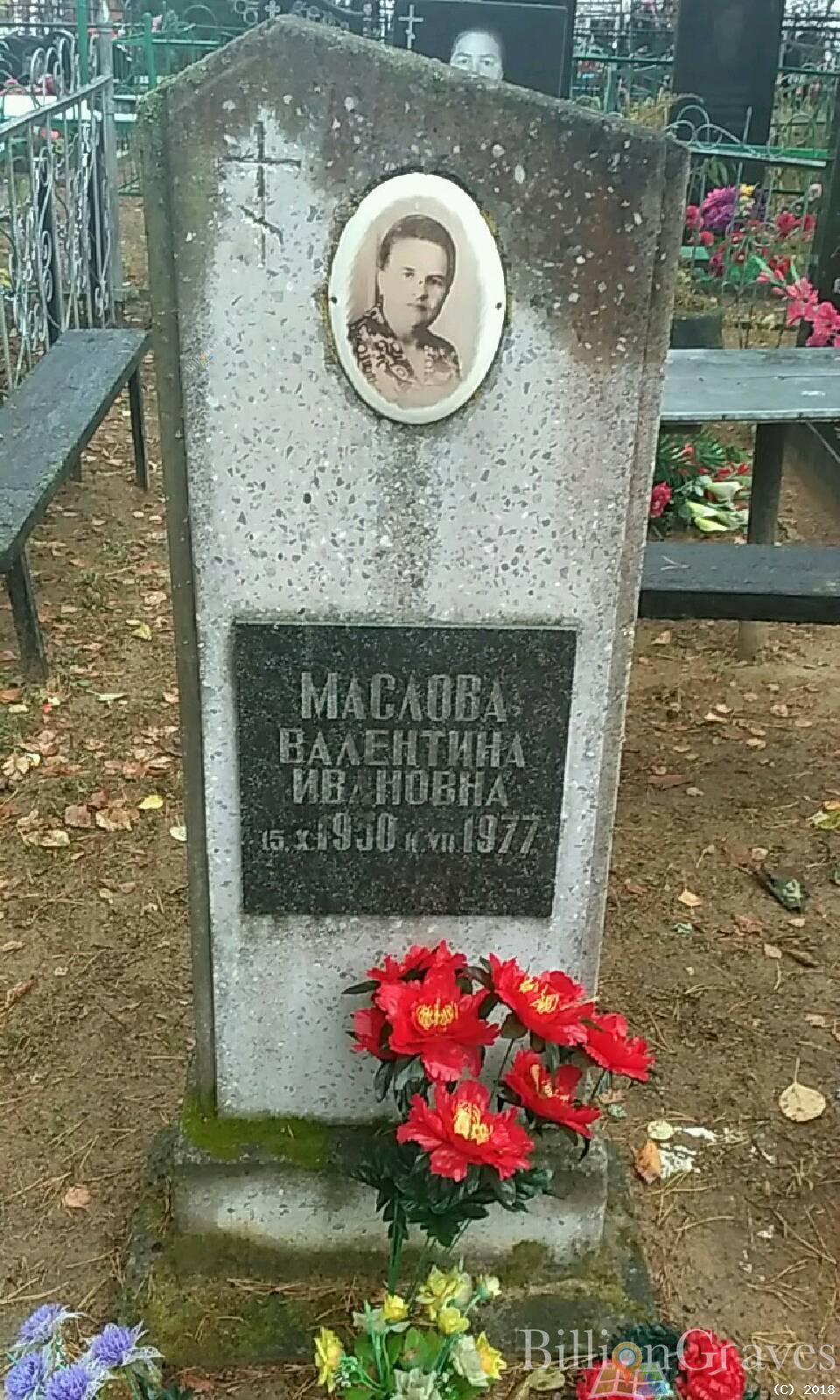 Маслова Валентина Ивановна