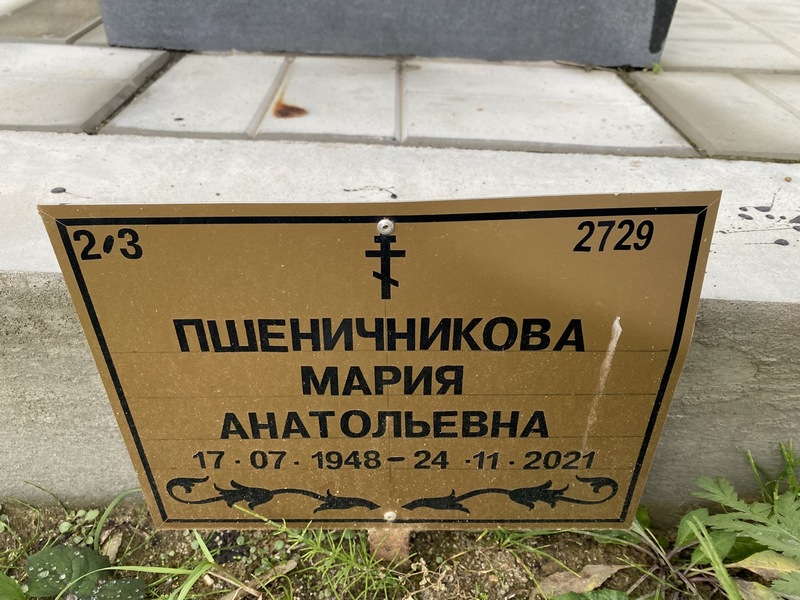 Пшеничникова