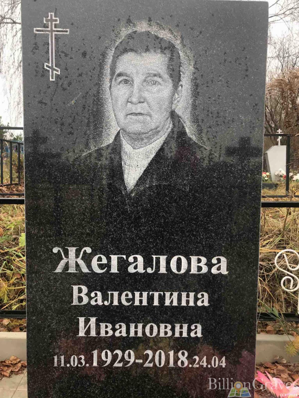 Жегалова Валентина Ивановна