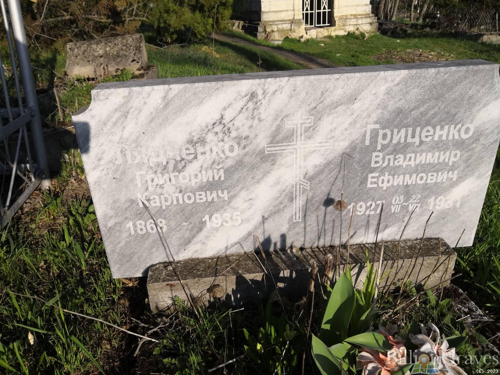 Гриценко Владимир Ефимович