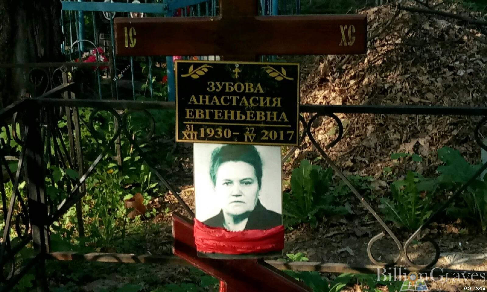 Зубова Анастасия Евгеньевна