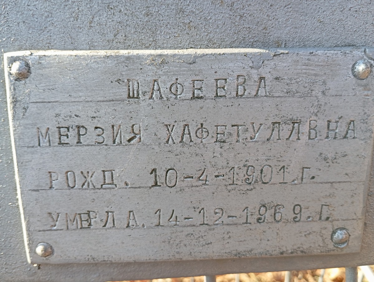 Шафеева Мерзия Хафетуллевна