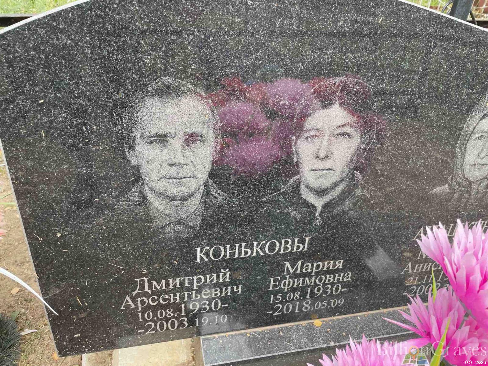 Конькова Мария Ефимовна