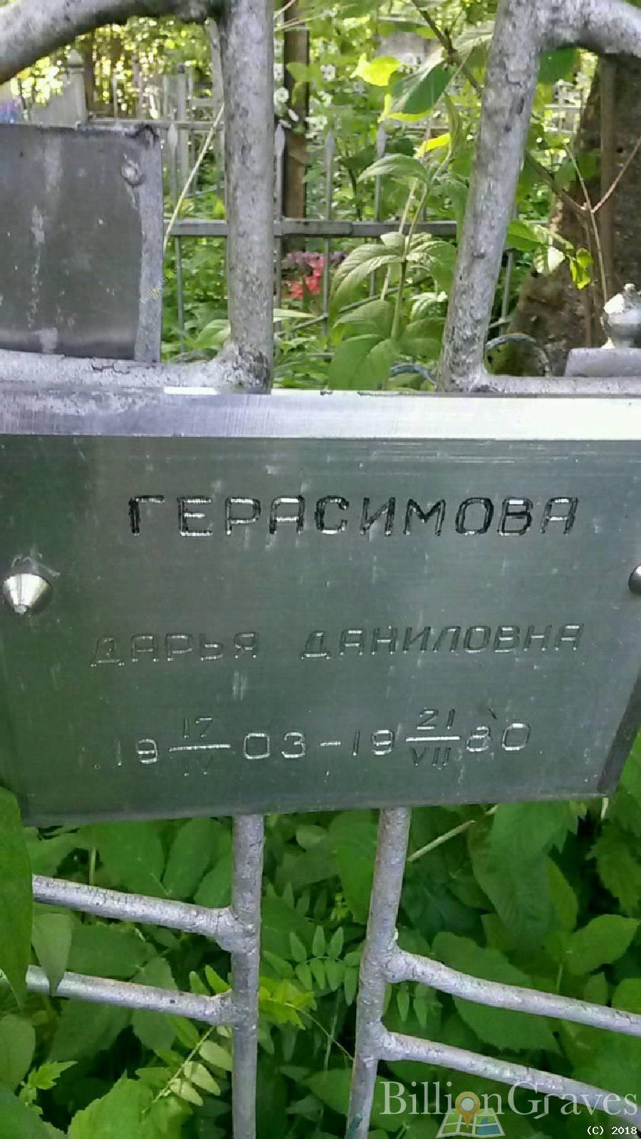 Герасимова Дарья Даниловна