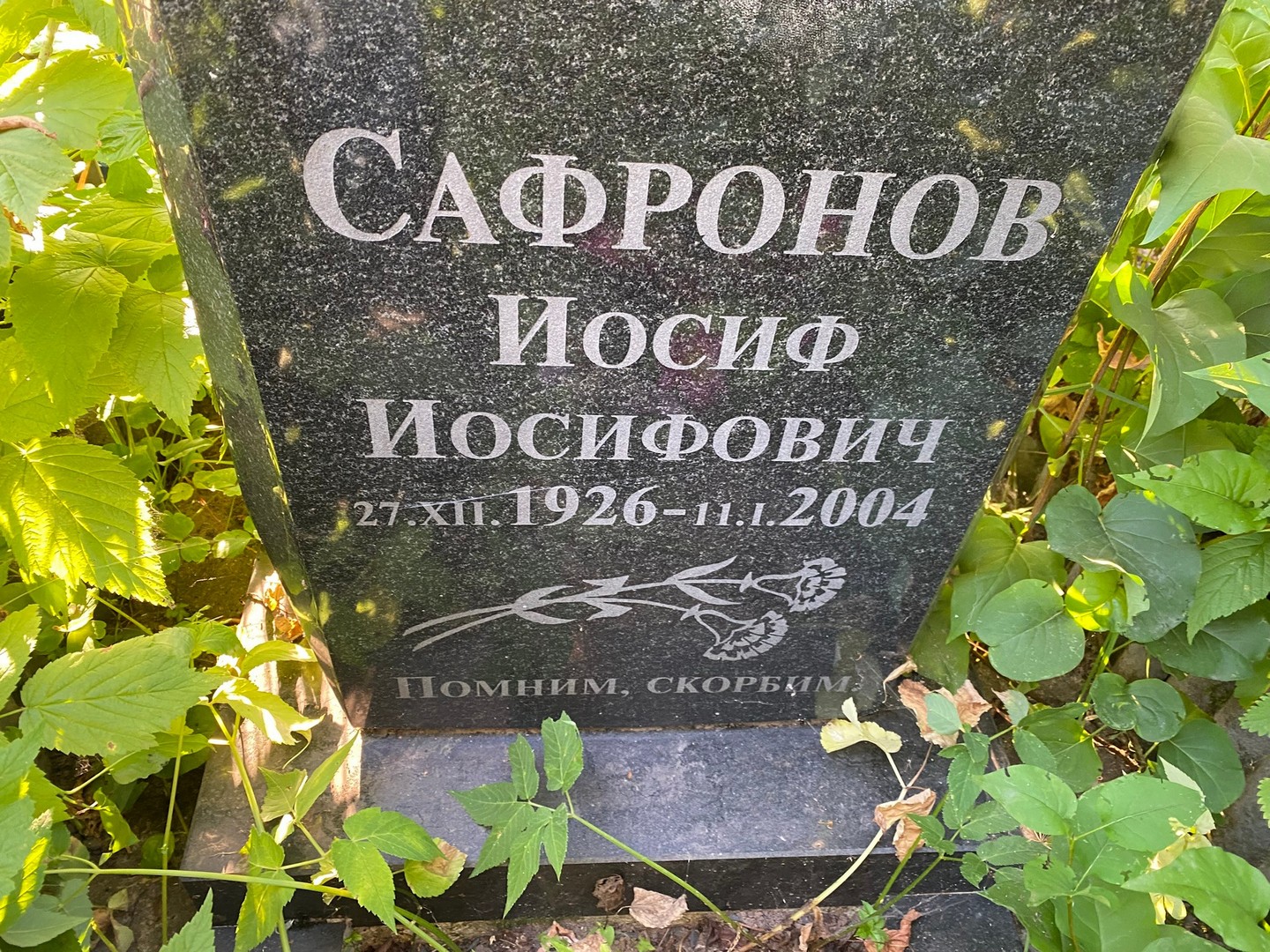 Иосиф Сафронов Иосифович