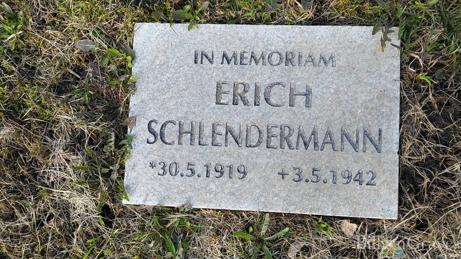 Schlendermann Erich