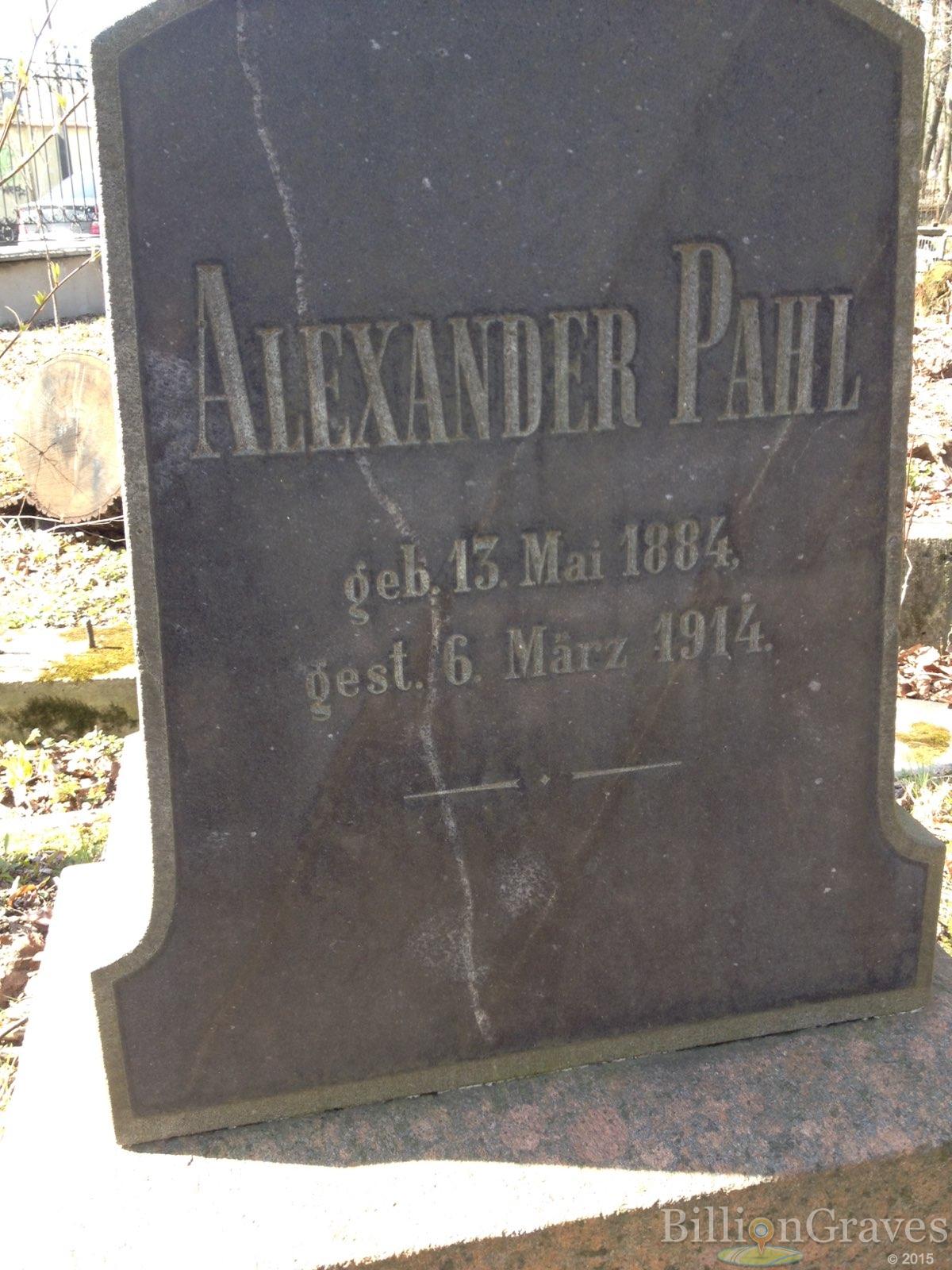 Pahl Alexander