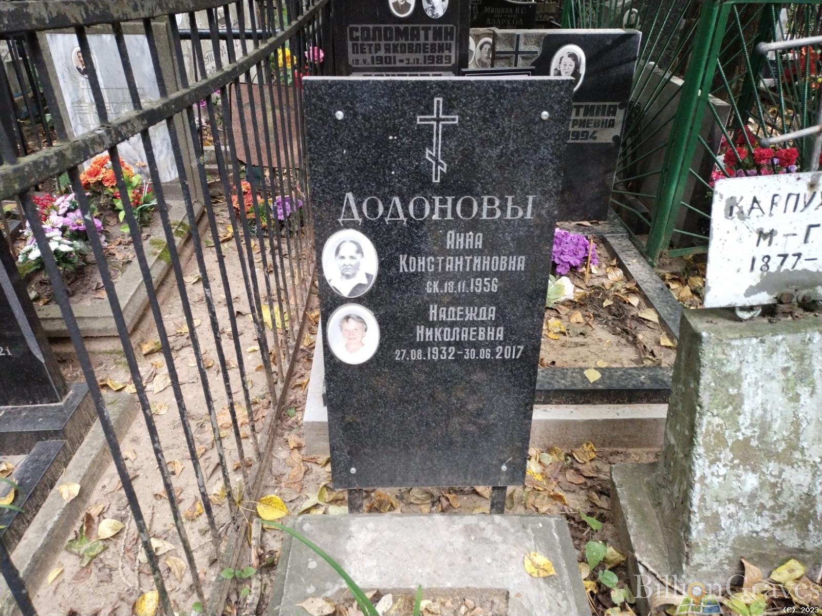 Додонова Анна Константиновна