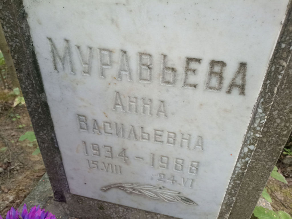 Муравьева Анна Васильевна