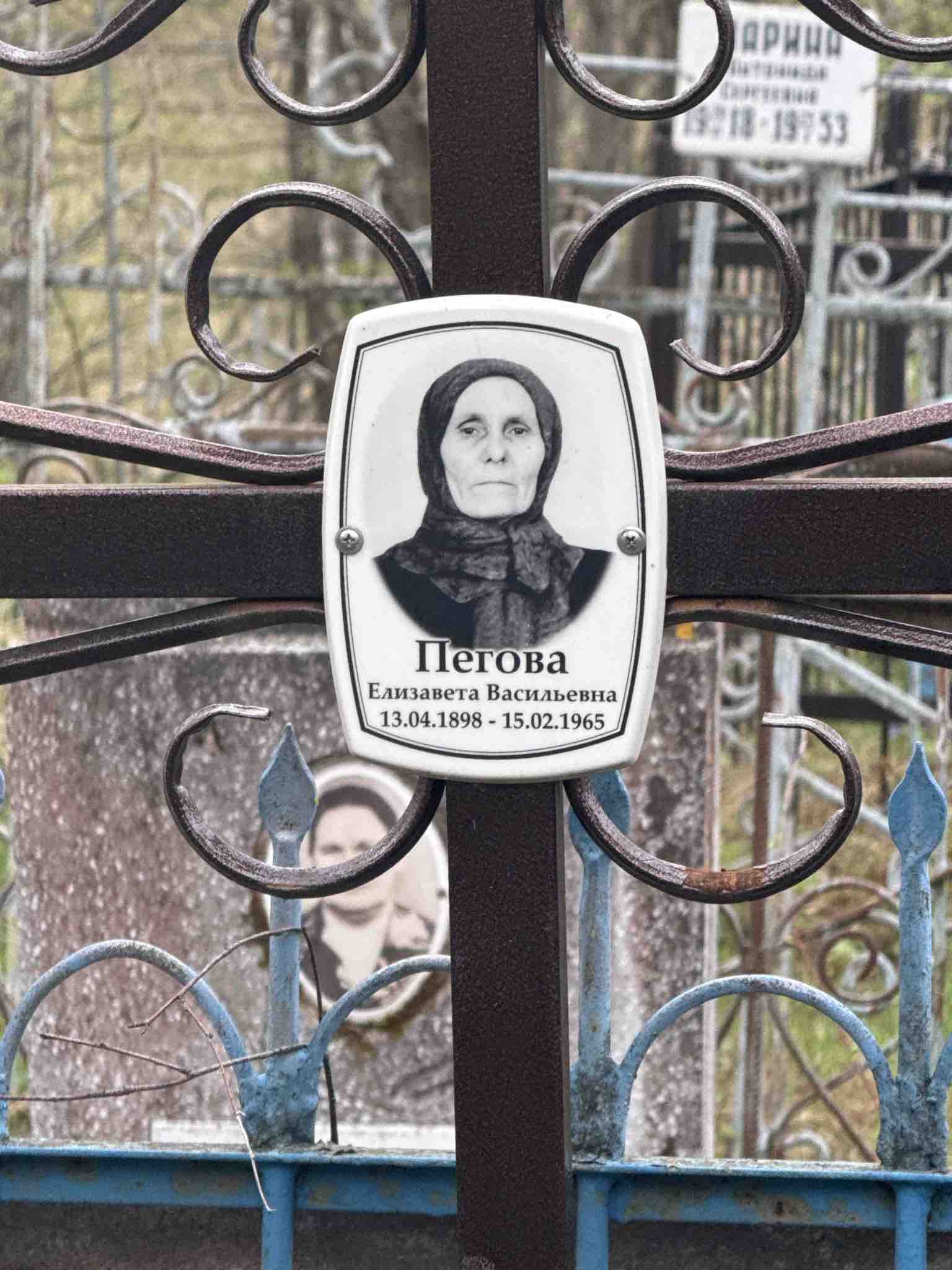Пегова Елизавета Васильевна