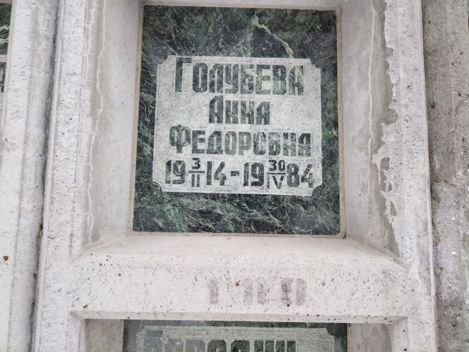 Голубева Анна Федоровна