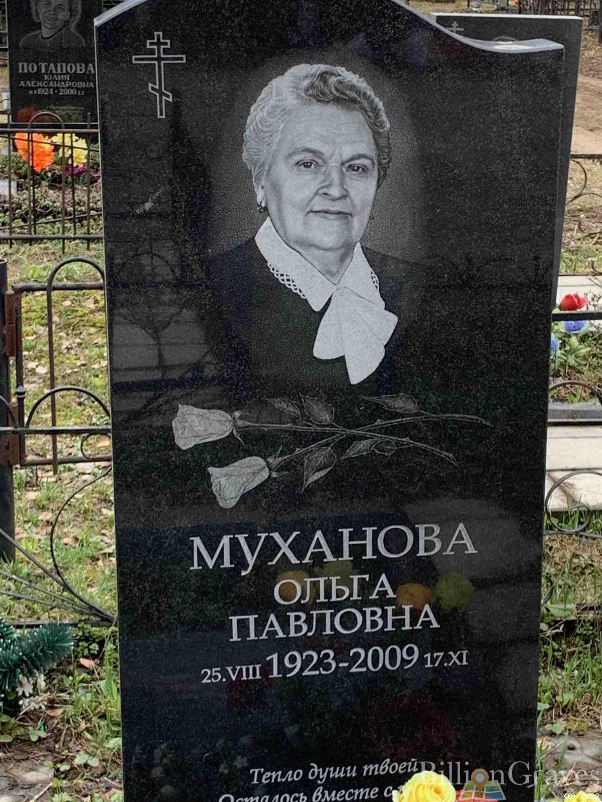 Муханова Ольга Павловна