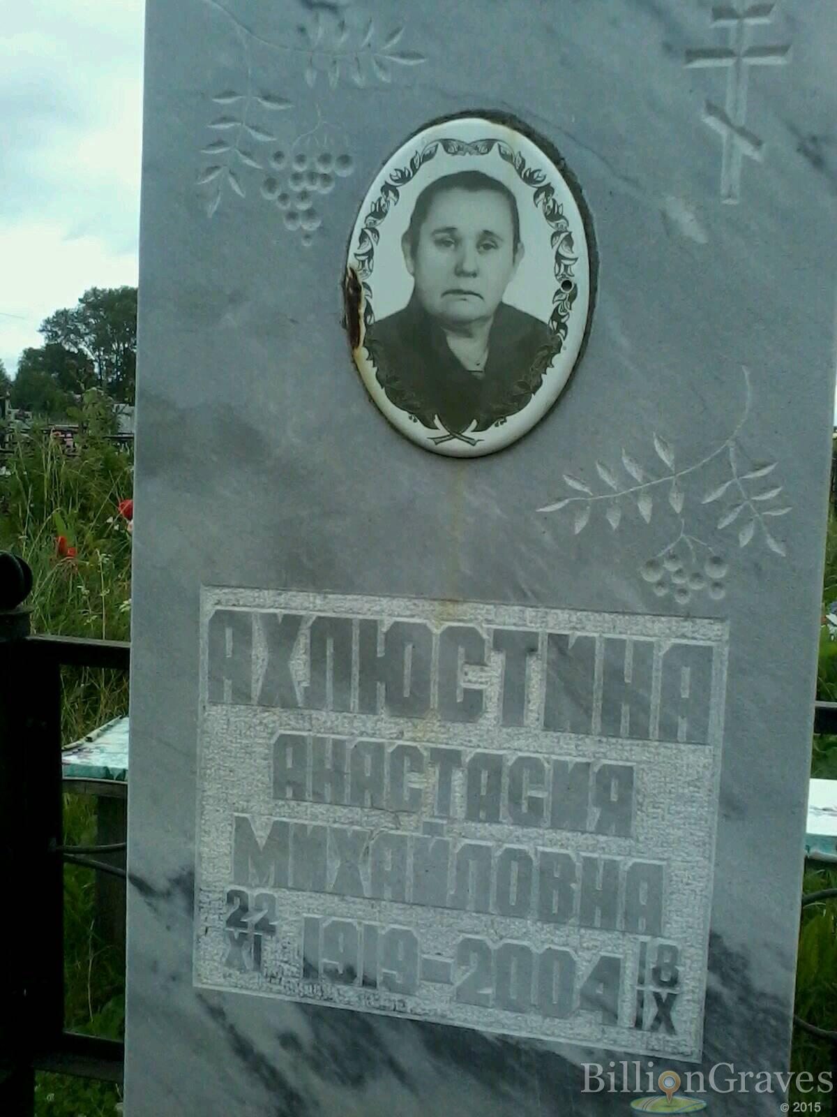 Ахлюстина Анастасия Михайловна