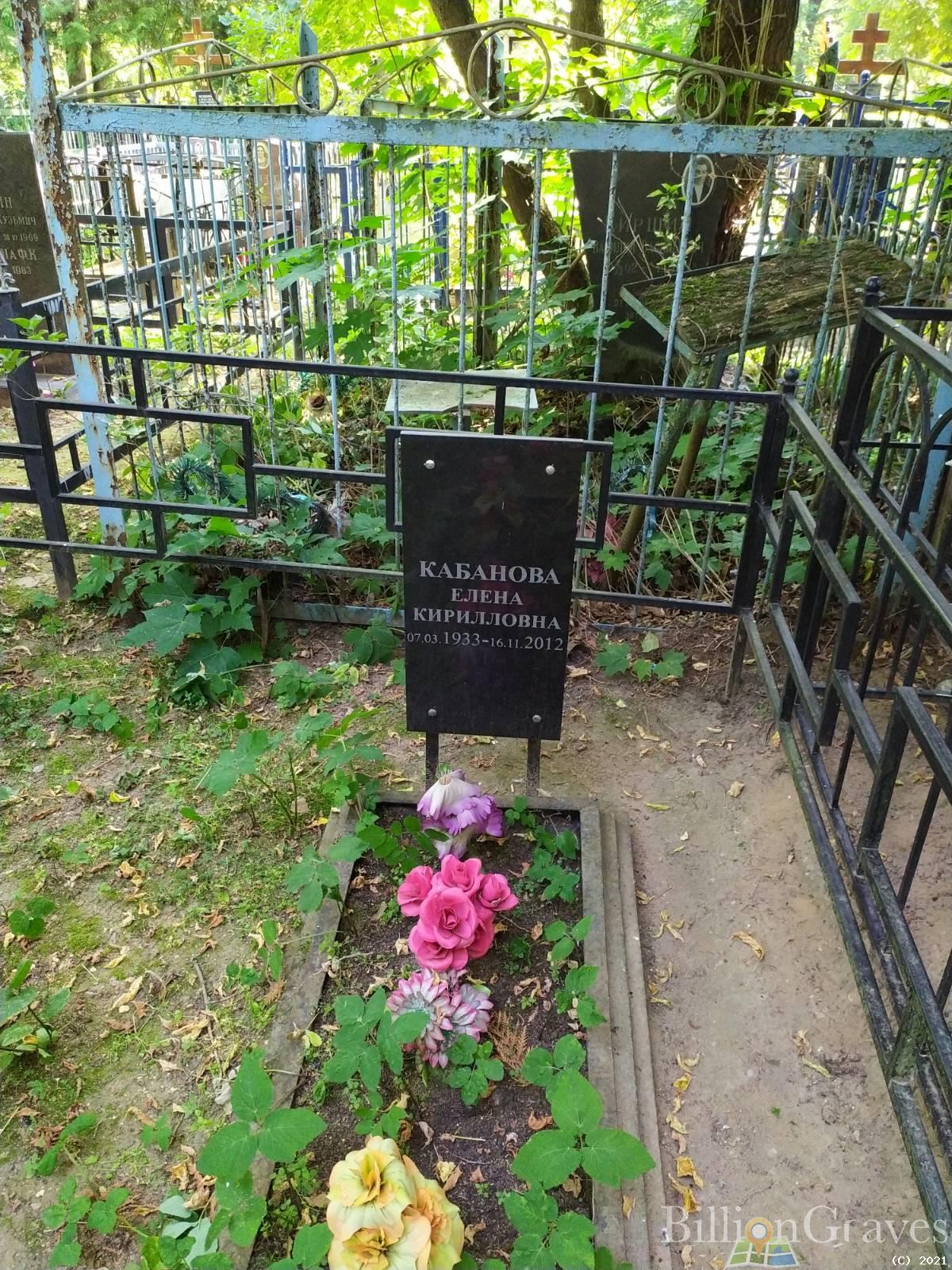 Кабанова Елена Кирилловна