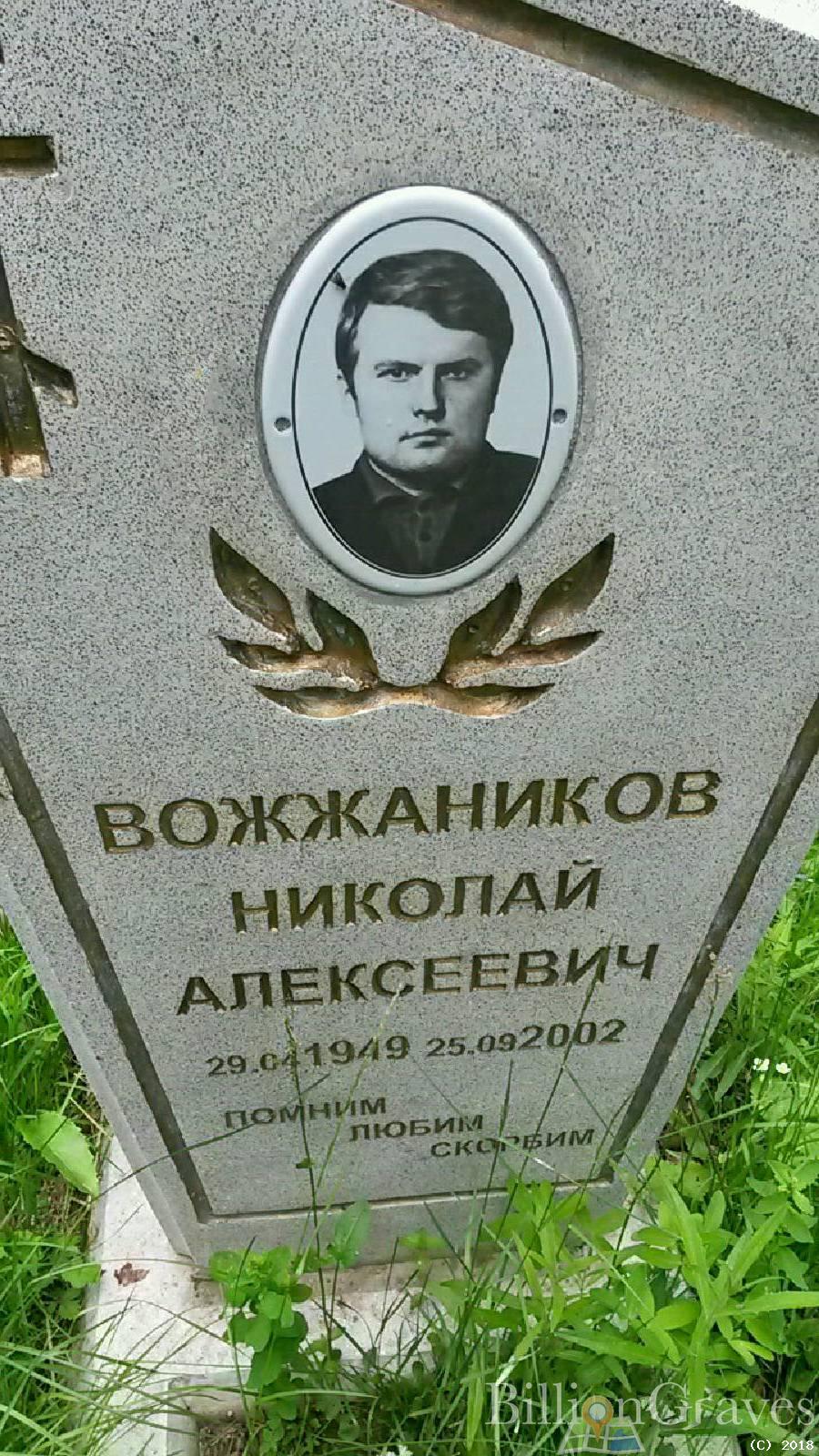 вожжаников николай алексеевич