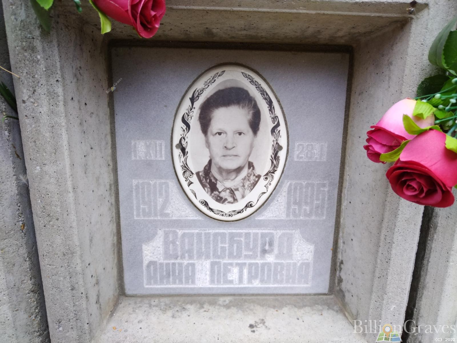 Вайсбурд Анна Петровна