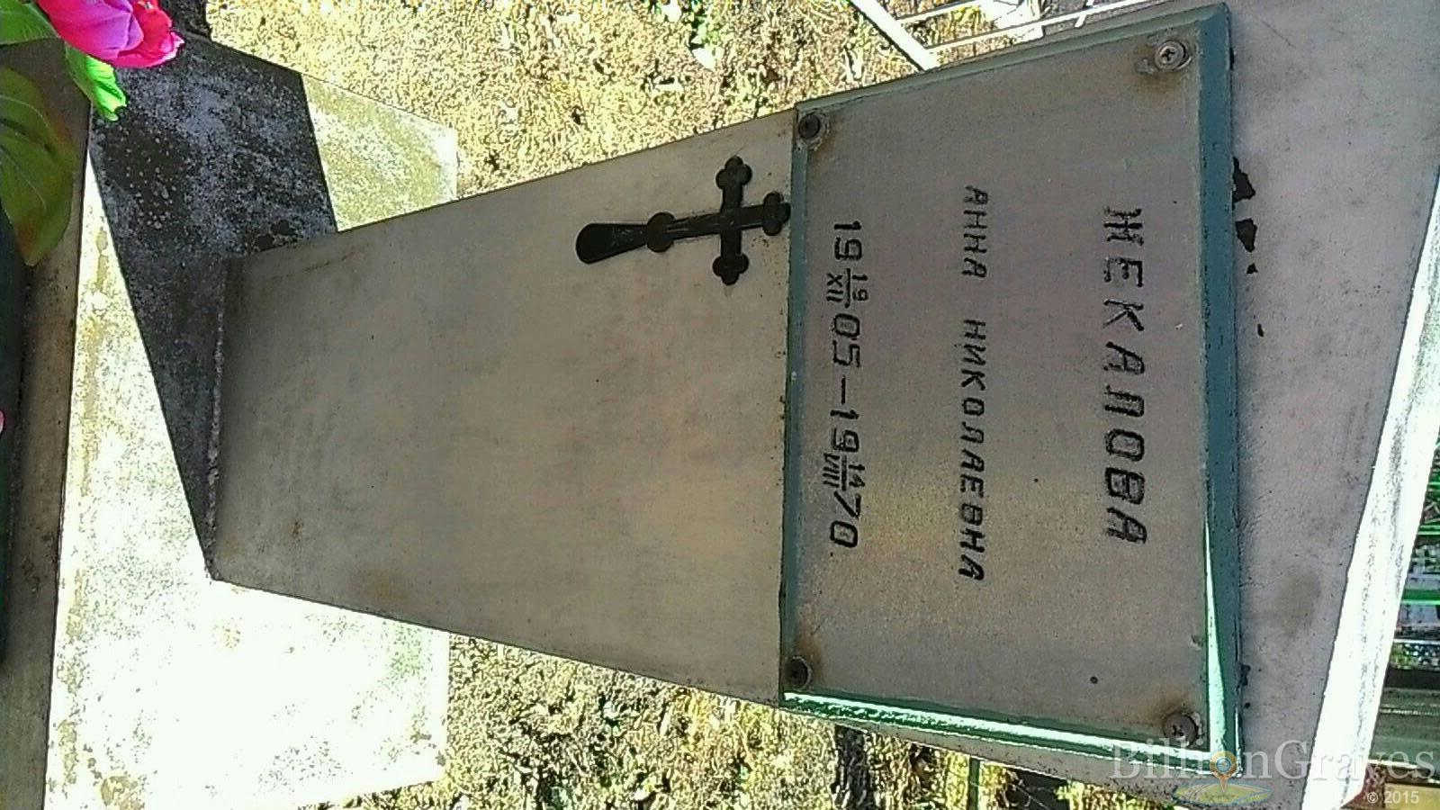 Жекалова Анна Николаевна