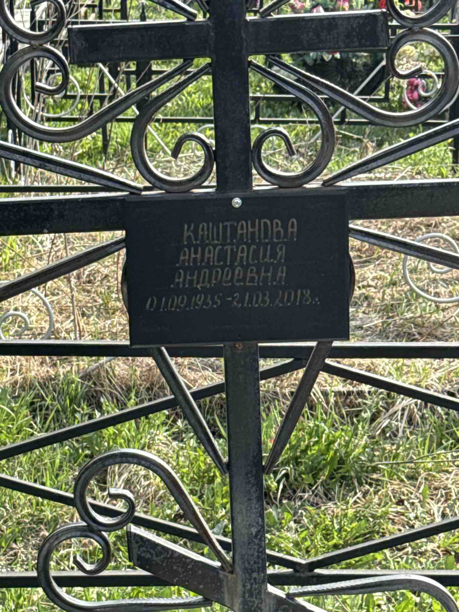 Каштанова Анастасия Андреевна