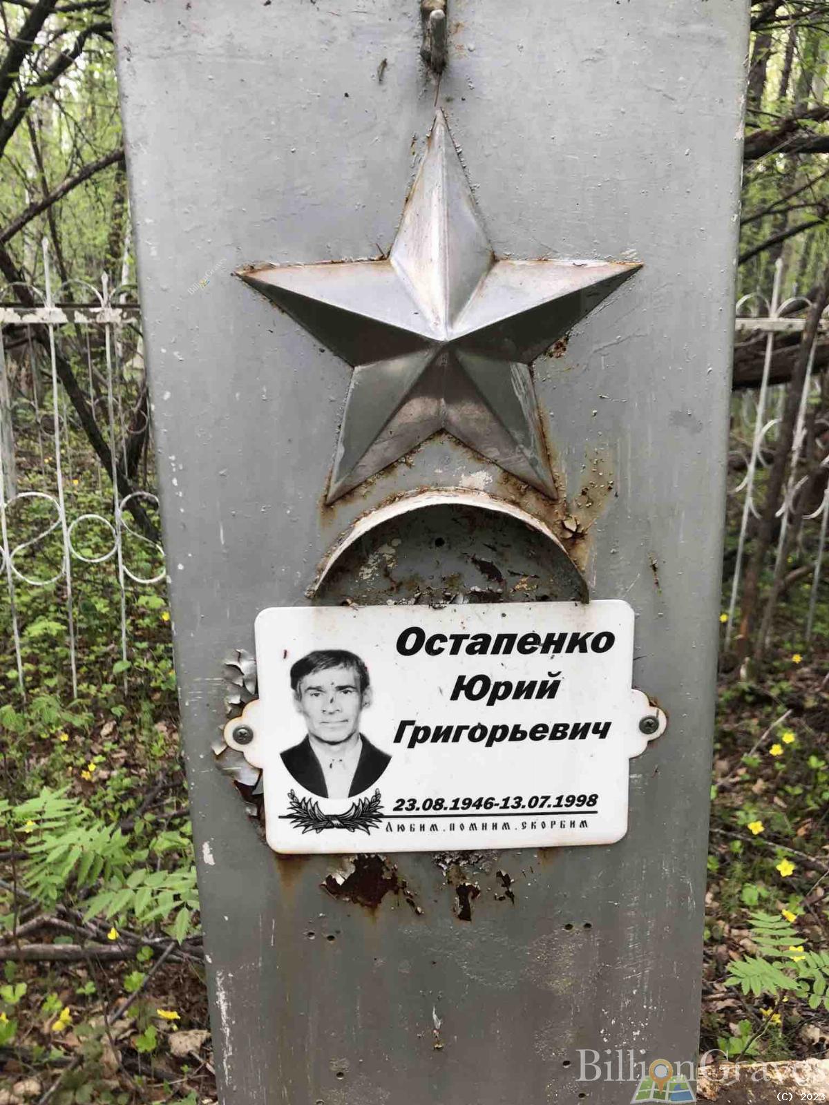 Остапенко Юрий Григорьевич