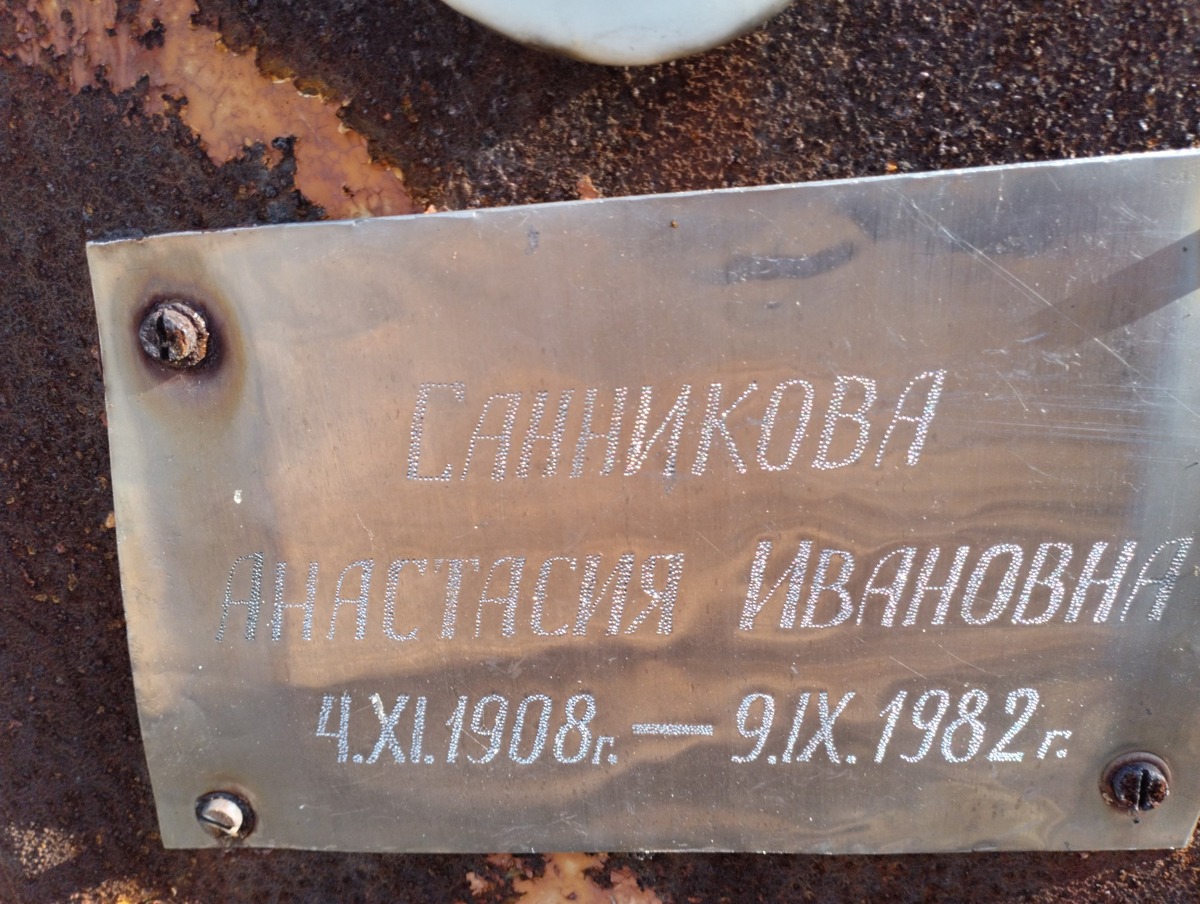 Санникова Анастасия Ивановна