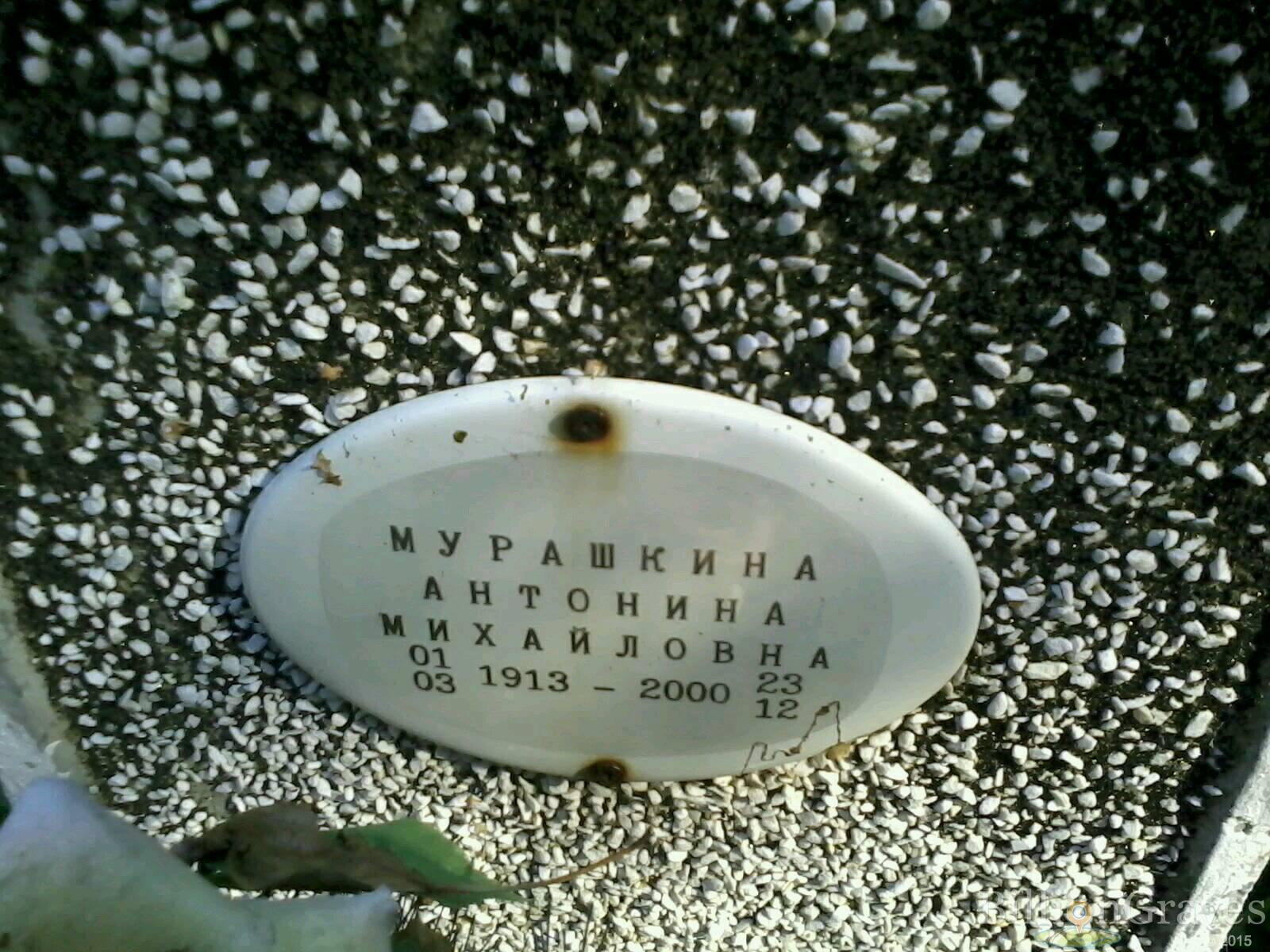Мурашкина Антонина Михайловна