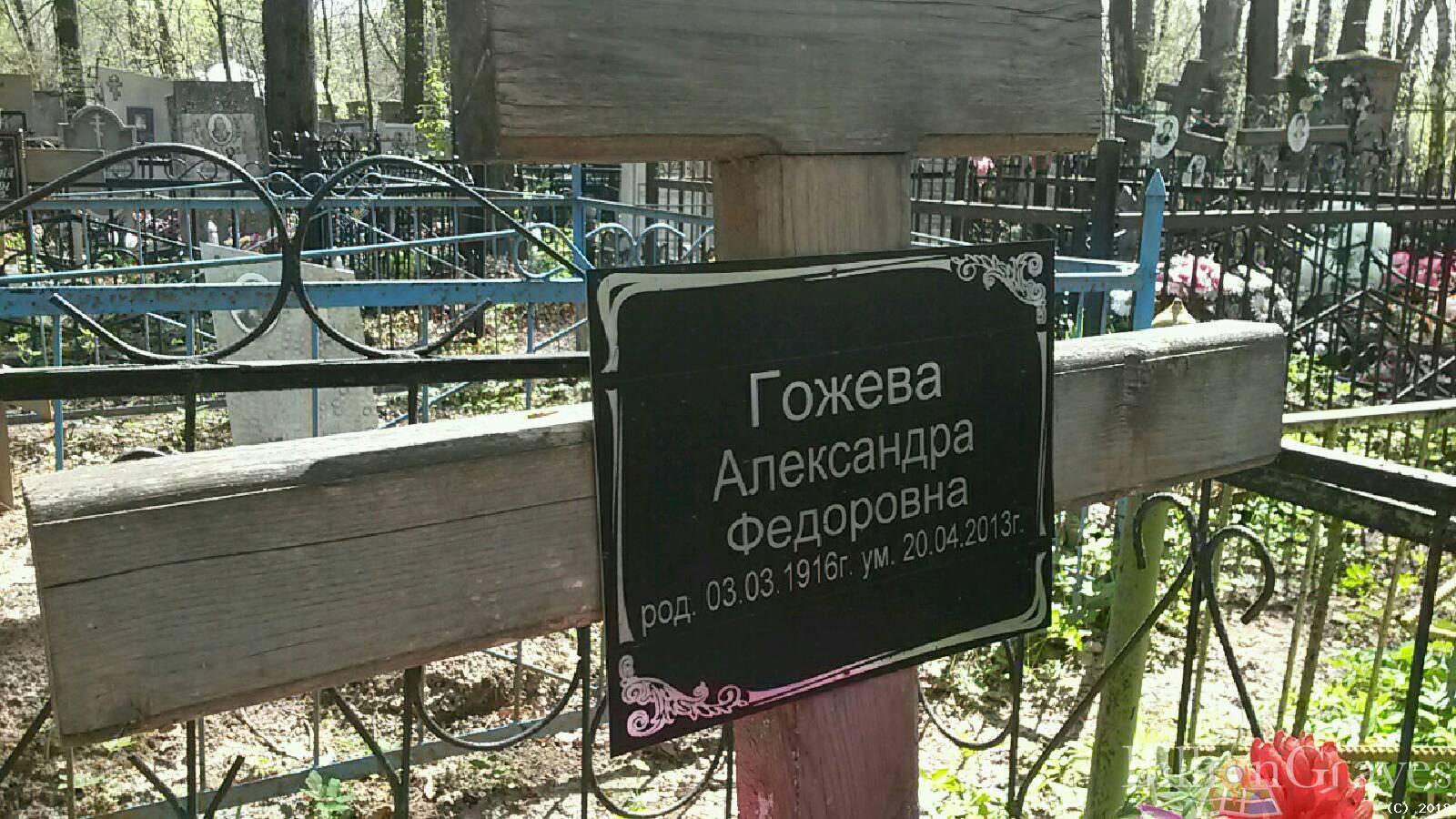 Гожева Александра Федоровна