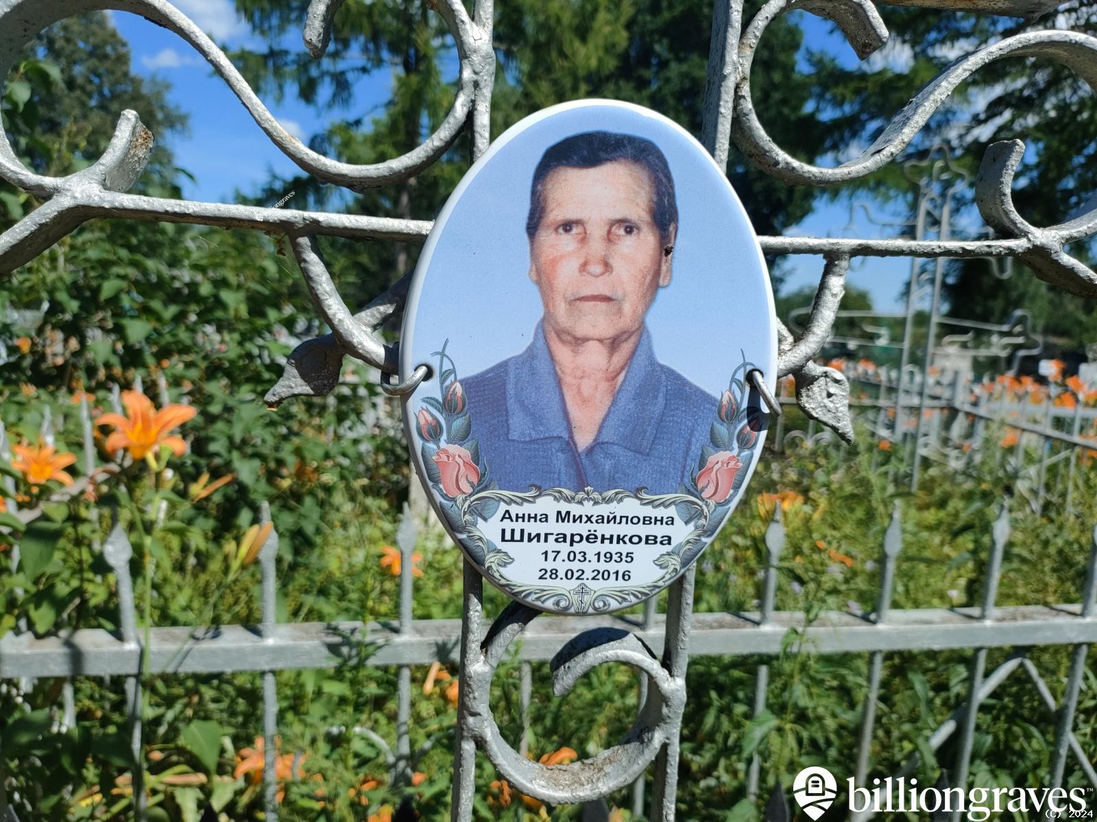 Шигаренкова Анна Михайловна