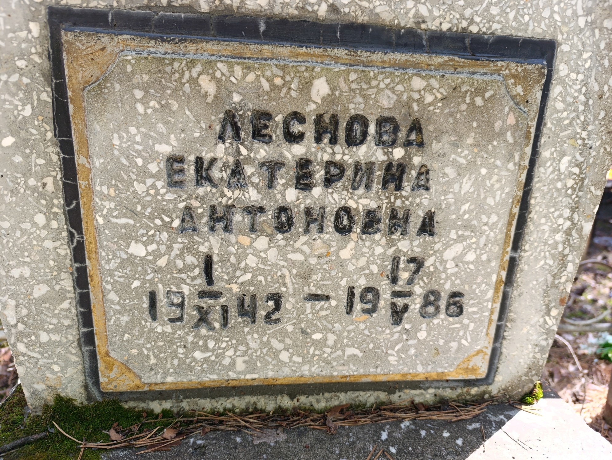 Леснова Екатерина Антоновна